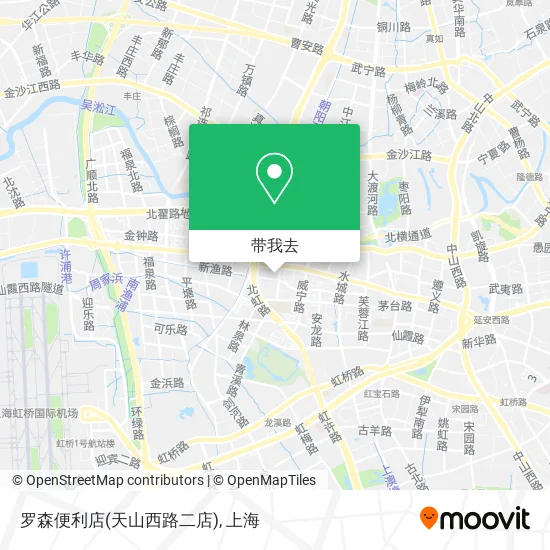 罗森便利店(天山西路二店)地图