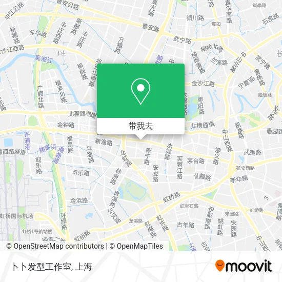 卜卜发型工作室地图