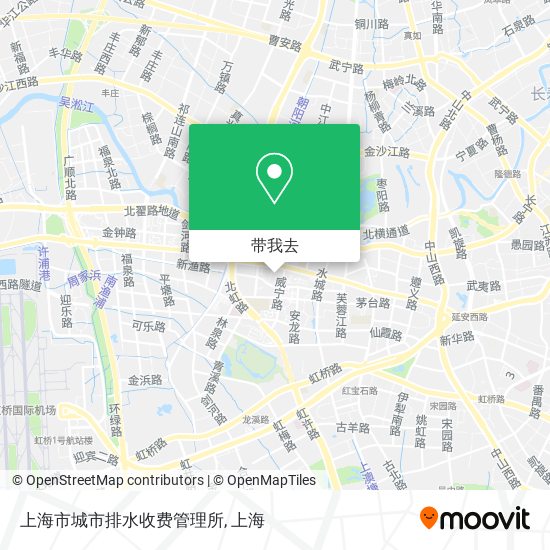 上海市城市排水收费管理所地图