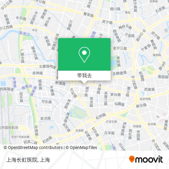 上海长虹医院地图