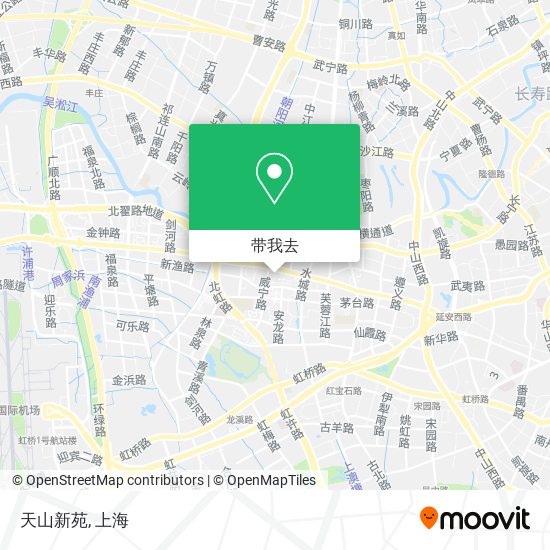 天山新苑地图