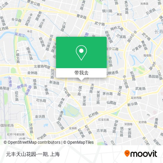 元丰天山花园-一期地图