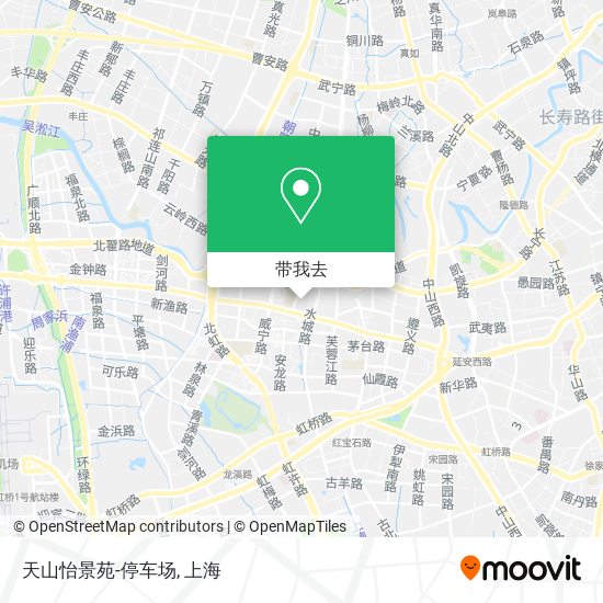 天山怡景苑-停车场地图