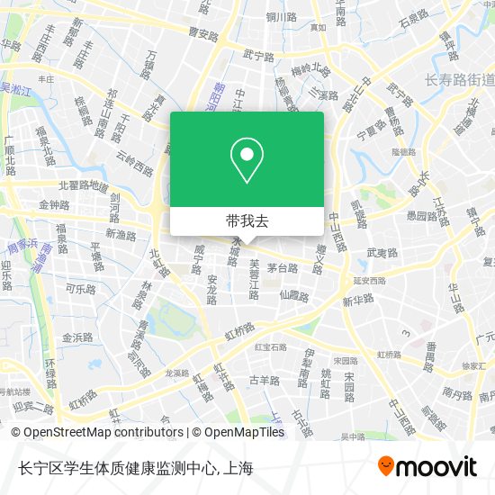 长宁区学生体质健康监测中心地图