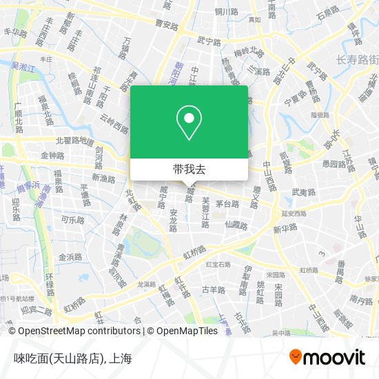 唻吃面(天山路店)地图