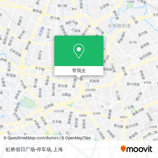 虹桥假日广场-停车场地图
