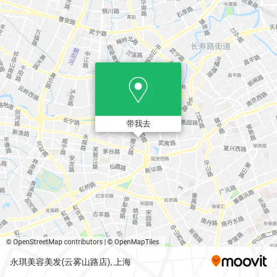 永琪美容美发(云雾山路店)地图