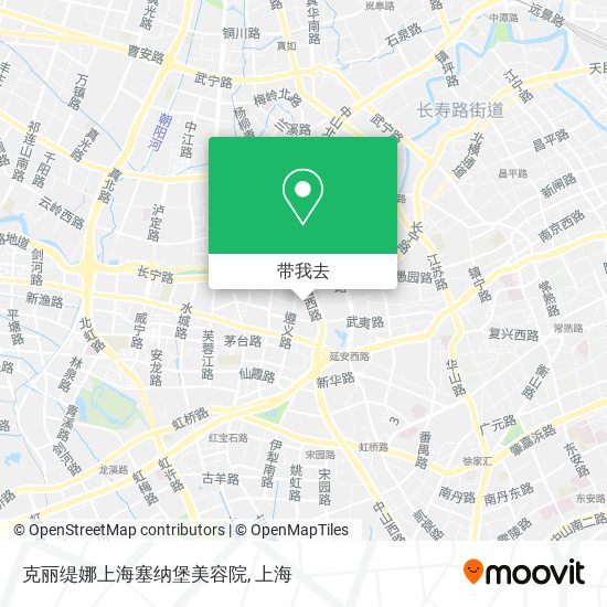 克丽缇娜上海塞纳堡美容院地图