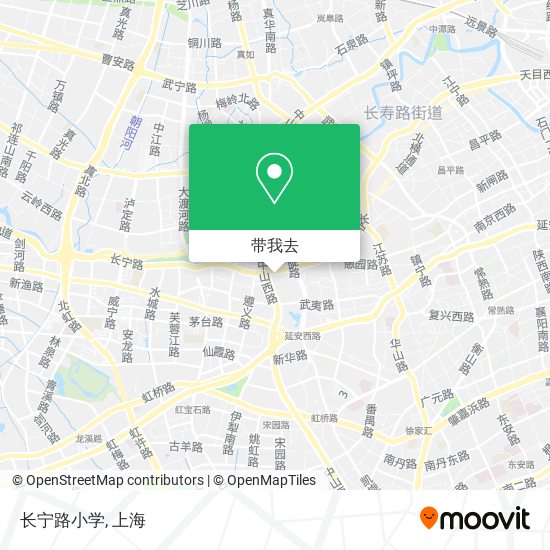 长宁路小学地图