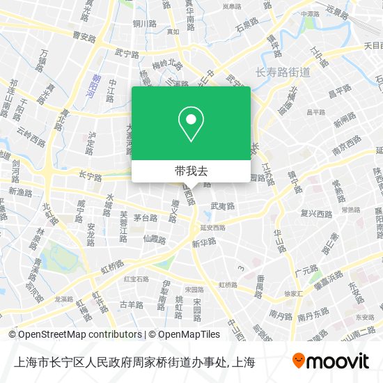 上海市长宁区人民政府周家桥街道办事处地图