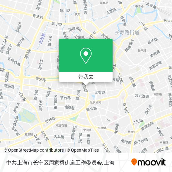 中共上海市长宁区周家桥街道工作委员会地图