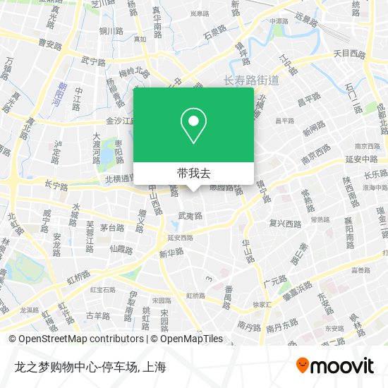 龙之梦购物中心-停车场地图
