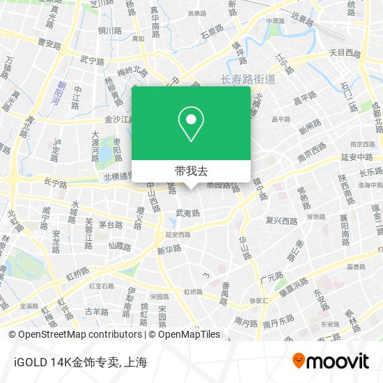 iGOLD 14K金饰专卖地图