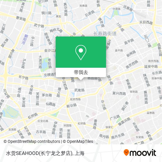 水货SEAHOOD(长宁龙之梦店)地图