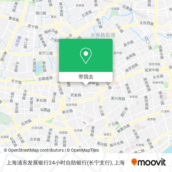 上海浦东发展银行24小时自助银行(长宁支行)地图
