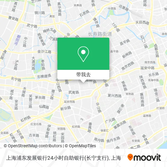 上海浦东发展银行24小时自助银行(长宁支行)地图