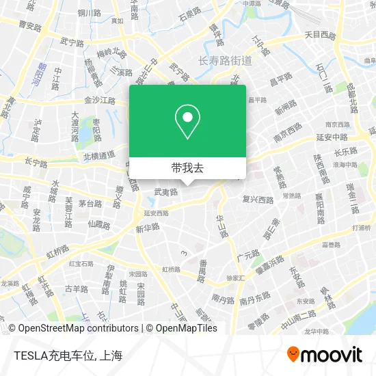TESLA充电车位地图