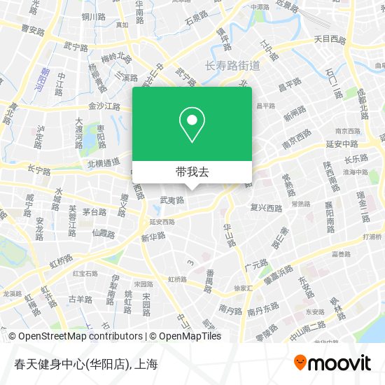 春天健身中心(华阳店)地图