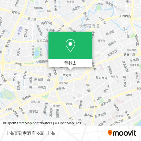 上海喜到家酒店公寓地图