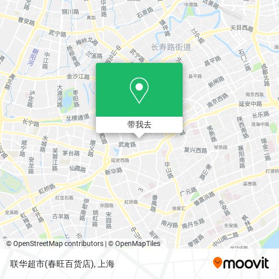 联华超市(春旺百货店)地图