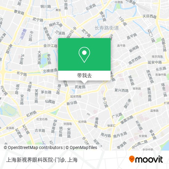 上海新视界眼科医院-门诊地图