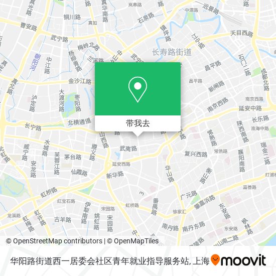华阳路街道西一居委会社区青年就业指导服务站地图