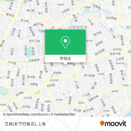 艾格(长宁巴春店)地图