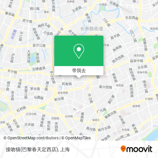 接吻猫(巴黎春天定西店)地图