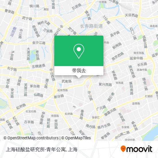 上海硅酸盐研究所-青年公寓地图