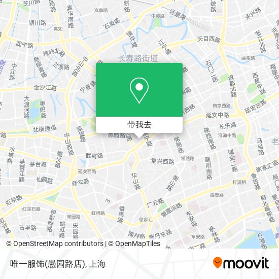 唯一服饰(愚园路店)地图