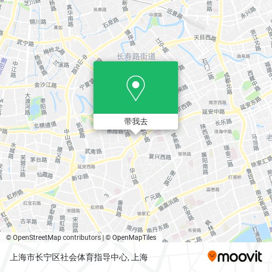 上海市长宁区社会体育指导中心地图