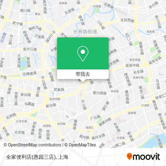 全家便利店(愚园三店)地图