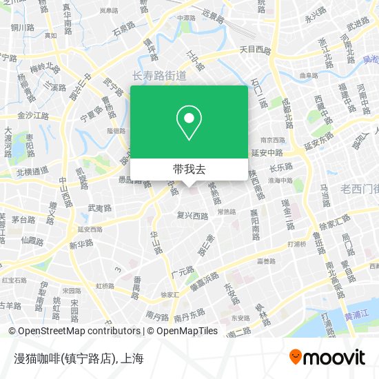 漫猫咖啡(镇宁路店)地图