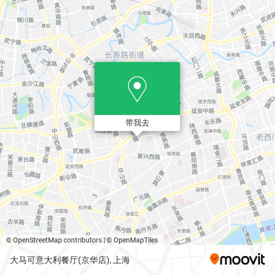 大马可意大利餐厅(京华店)地图