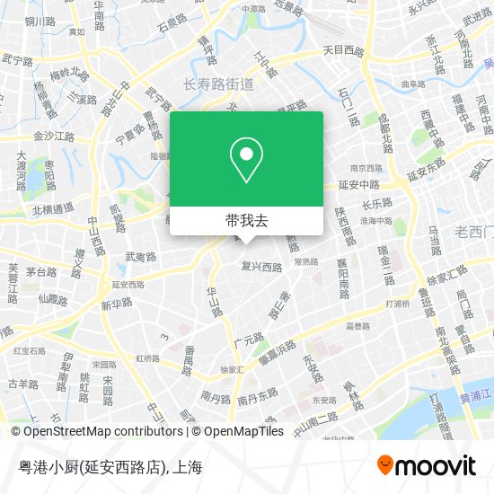 粤港小厨(延安西路店)地图