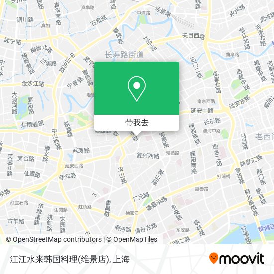 江江水来韩国料理(维景店)地图