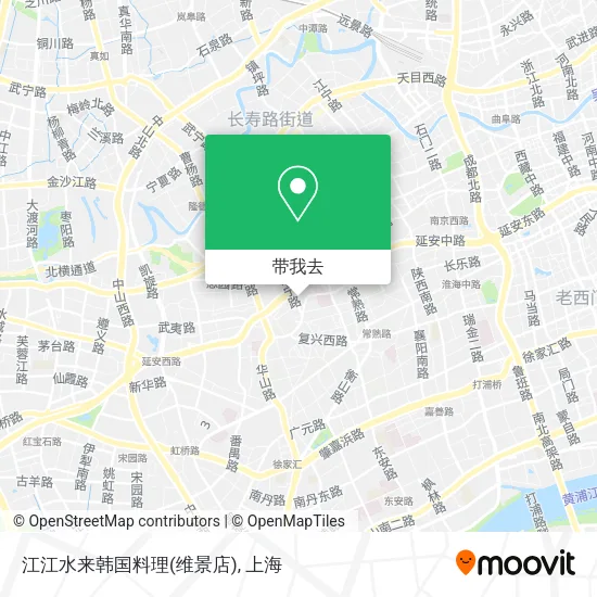 江江水来韩国料理(维景店)地图