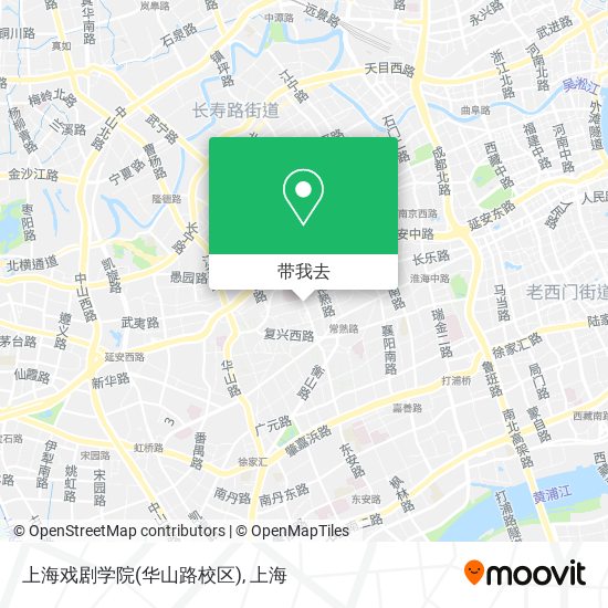 上海戏剧学院(华山路校区)地图
