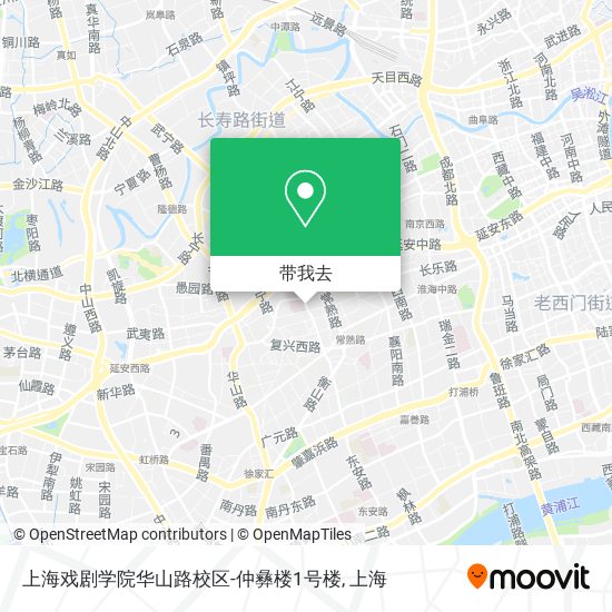 上海戏剧学院华山路校区-仲彝楼1号楼地图
