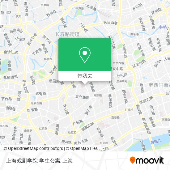上海戏剧学院-学生公寓地图