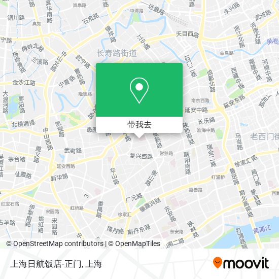 上海日航饭店-正门地图
