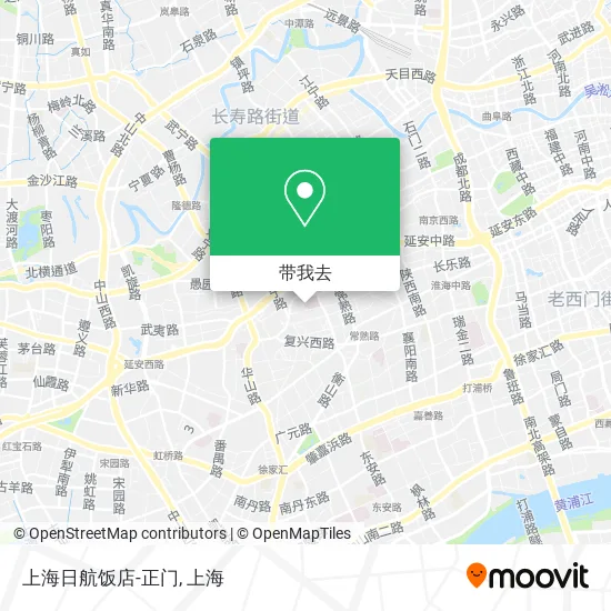 上海日航饭店-正门地图