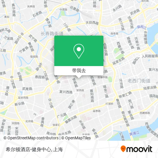希尔顿酒店-健身中心地图