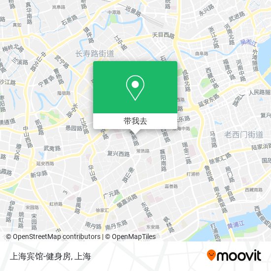 上海宾馆-健身房地图