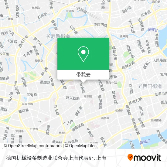德国机械设备制造业联合会上海代表处地图