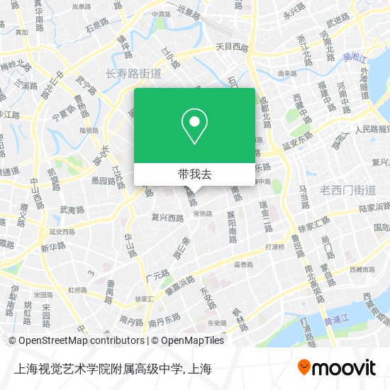 上海视觉艺术学院附属高级中学地图