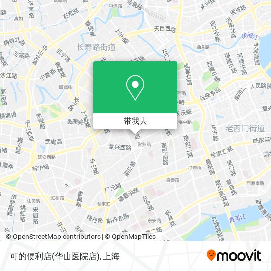 可的便利店(华山医院店)地图