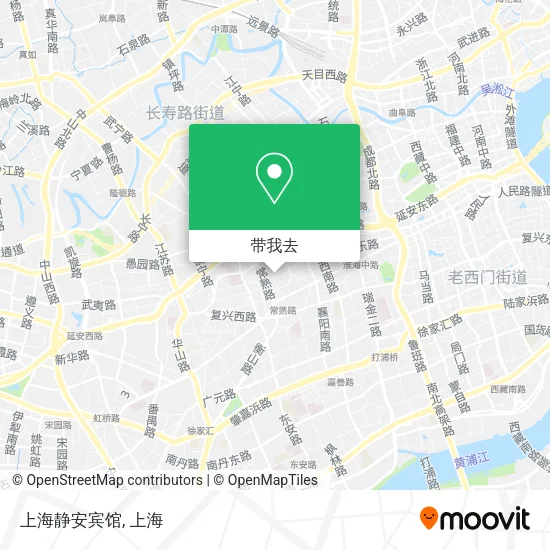 上海静安宾馆地图