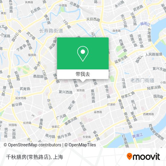 千秋膳房(常熟路店)地图