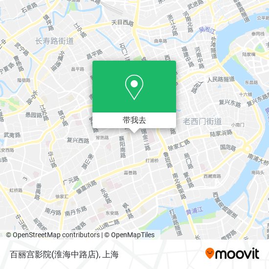 百丽宫影院(淮海中路店)地图